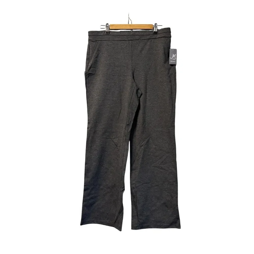 JM Collection core fashion Comfort Waist Trousers women charcoal nite sz 1x